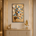 Blue Birds Of Imagination with black frame