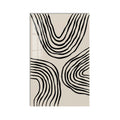 Artronauts Glass Print Flowing Contours Glass Wall Art