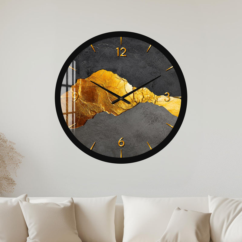 Gilded Stone with black frame