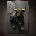 Golden Charging Bull lifestyle view