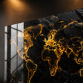 Golden World Map lifestyle view