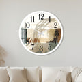 Neutral Abstract with white frame