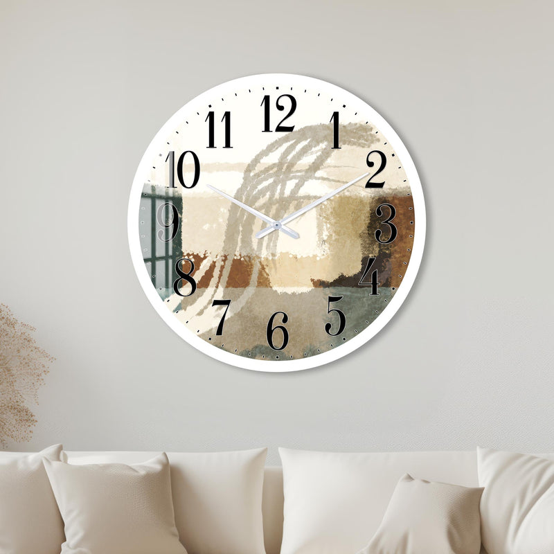 Neutral Abstract with white frame