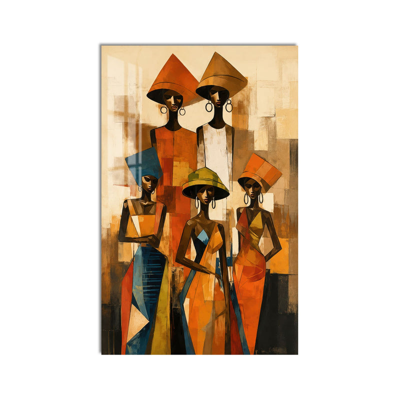 Artronauts Glass Print Sisters of the Sun Glass Wall Art