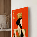 Artronauts Glass Print King Of Spades Glass Wall Art