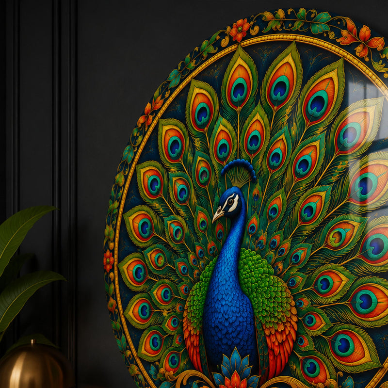 Emerald Peacock Fan lifestyle view