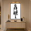 Monochrome Street Muse with black frame