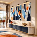 Blue Orange Abstract lifestyle view