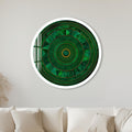 Emerald Deco Radiance with white frame
