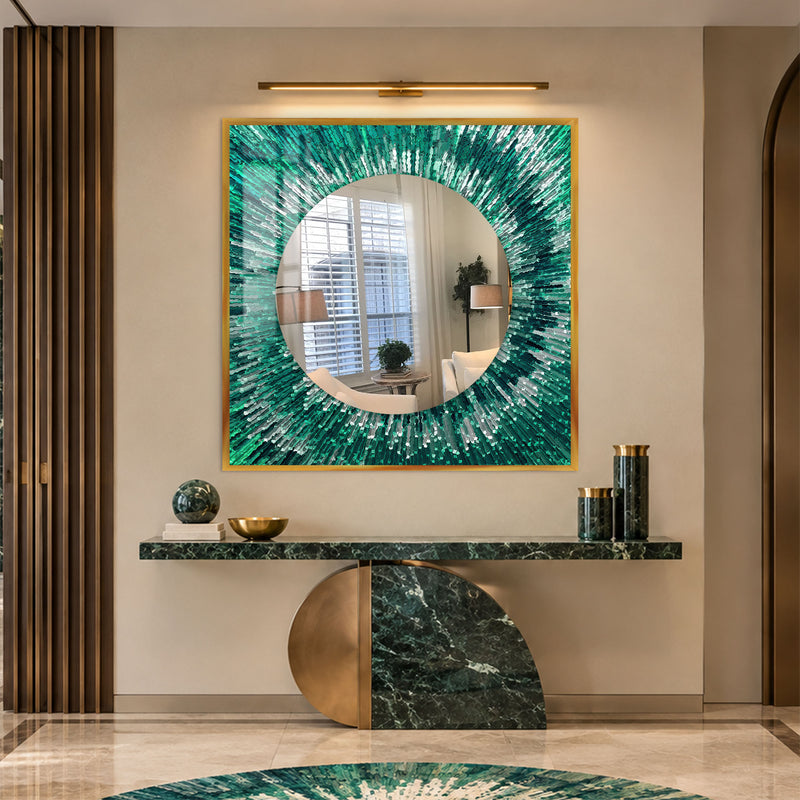 Emerald Radiance with black frame