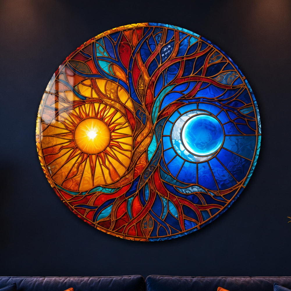 Celestial Tree Of Light in a modern room