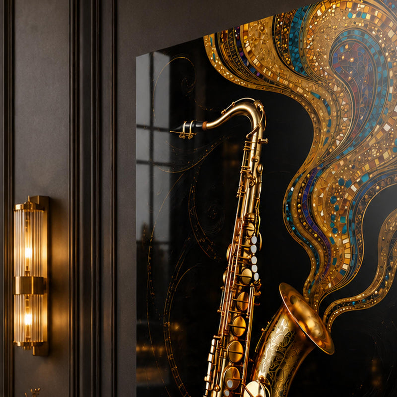Golden Jazz Saxophone lifestyle view