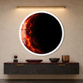 Molten Eclipse with white frame