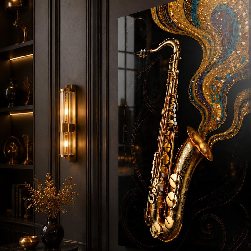 Golden Jazz Saxophone lifestyle view