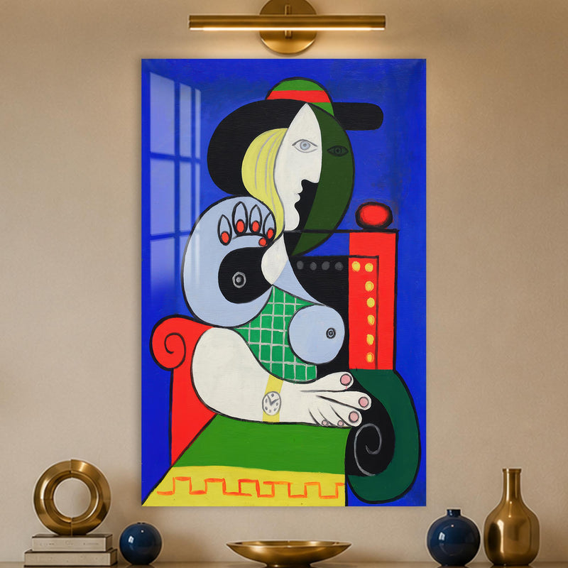 Cubist Seated Woman lifestyle view