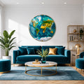 Gilded Earth Map lifestyle view
