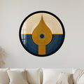 Golden Flame Horizon with black frame