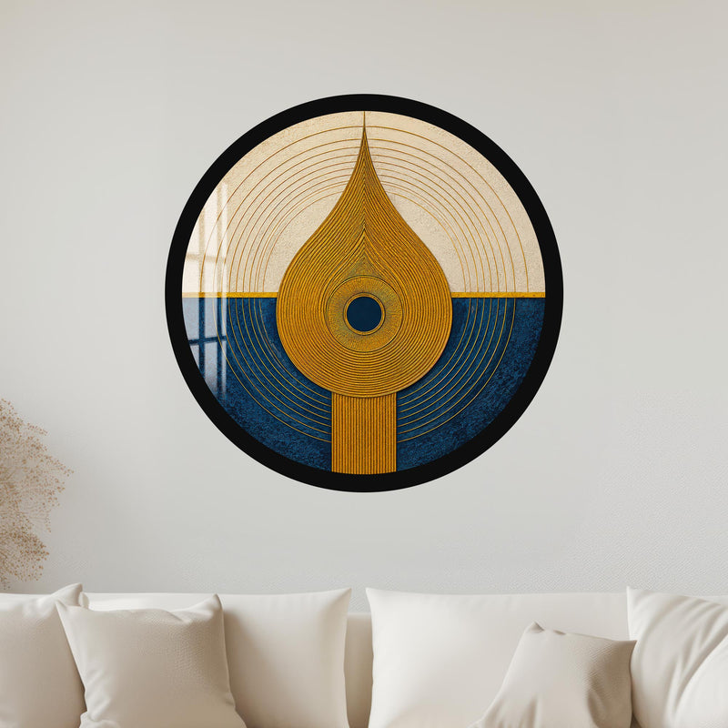 Golden Flame Horizon with black frame