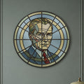 Stained Glass Portrait Medallion lifestyle view