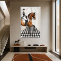 Modern Dressage with white frame
