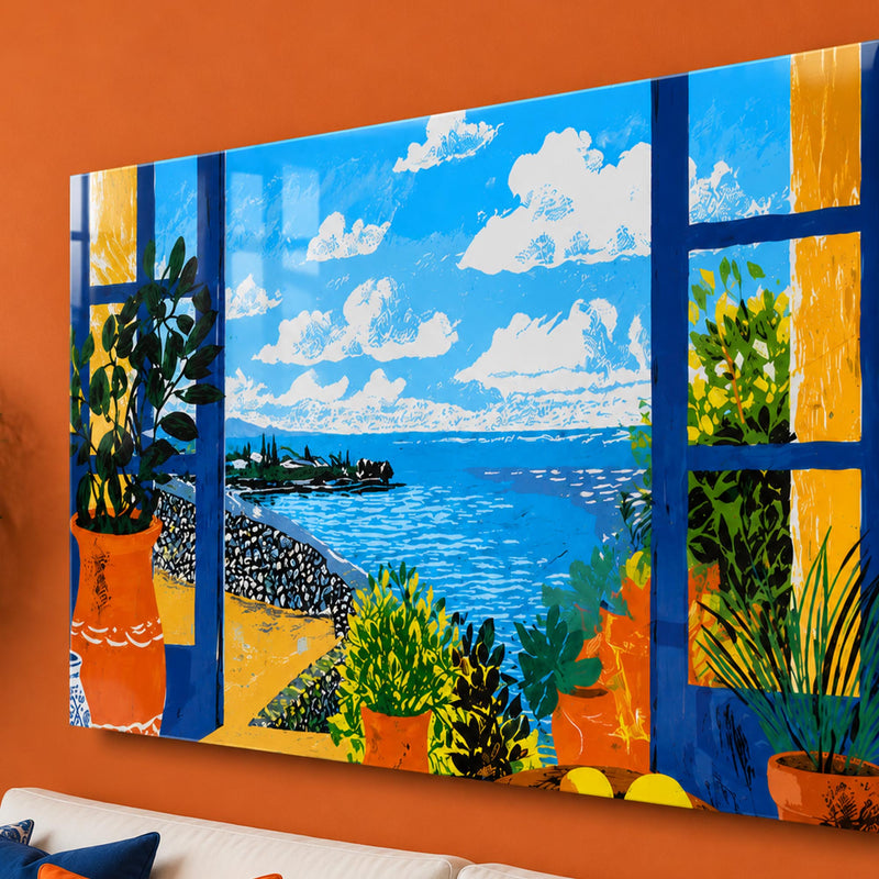 Mediterranean Window View lifestyle view