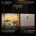 Istanbul Sunset View — tempered glass, ultra HD print, ready to hang