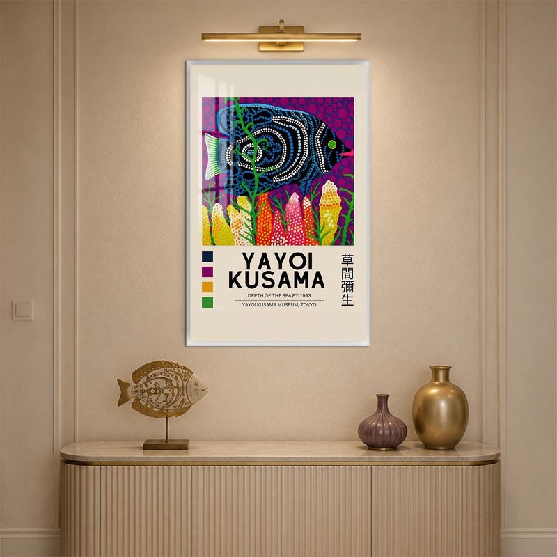 Dotted Ocean Fish with white frame