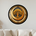 Celestial Golden Tree with black frame