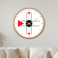 Retro Geometric with gold frame