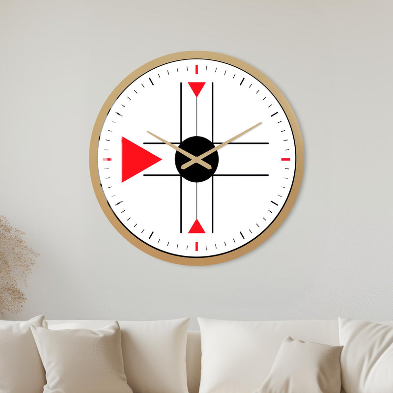 Retro Geometric with gold frame