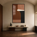 Modern Earth Forms with black frame