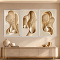 Sculptural Botanical with white frame