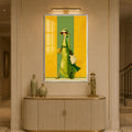 Emerald City Stroll with silver frame