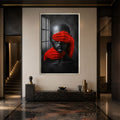 Artronauts Glass Print 12x18 cm | 4.7"x7.1" / Silver Unspoken Senses Glass Wall Art