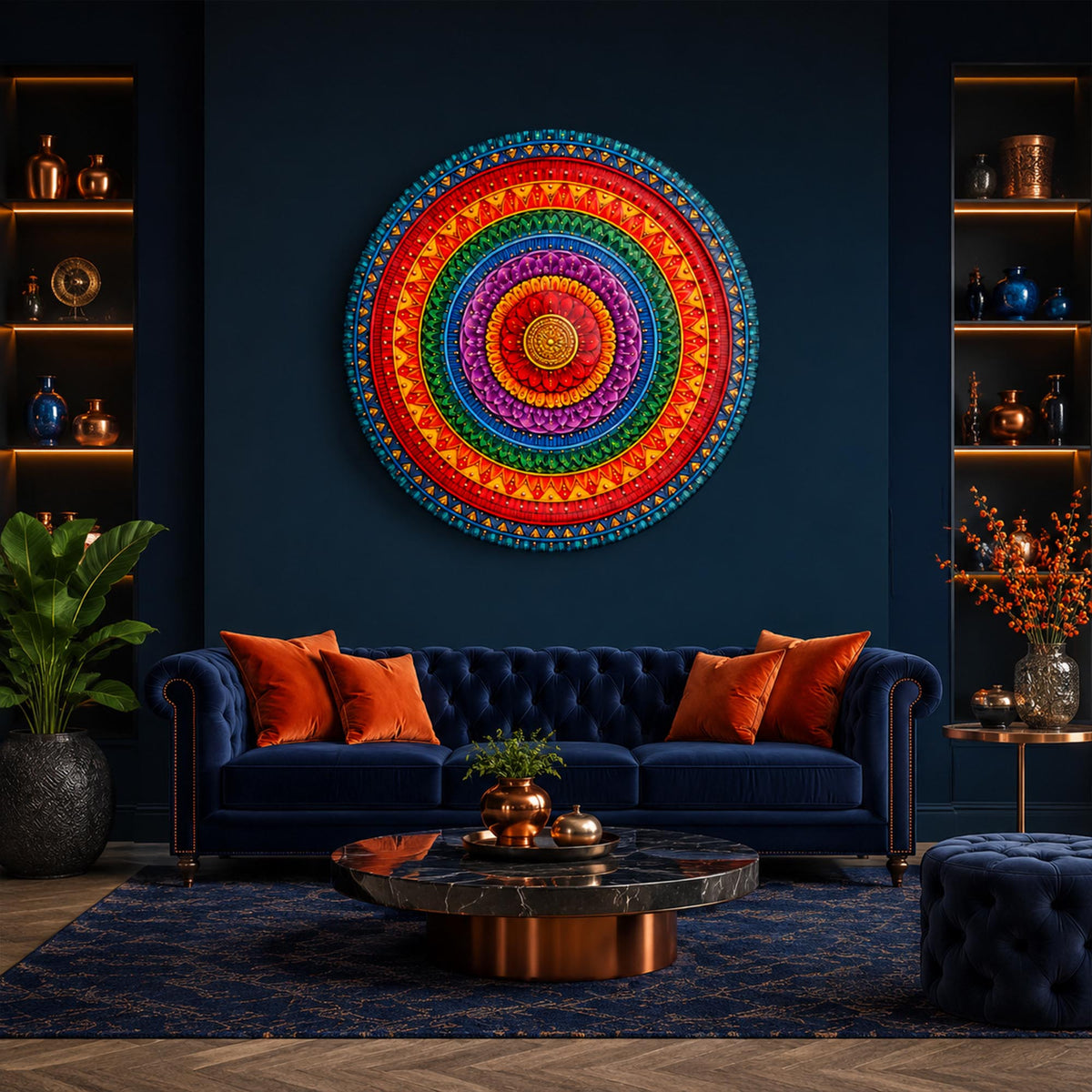 Rainbow Lotus Mandala lifestyle view