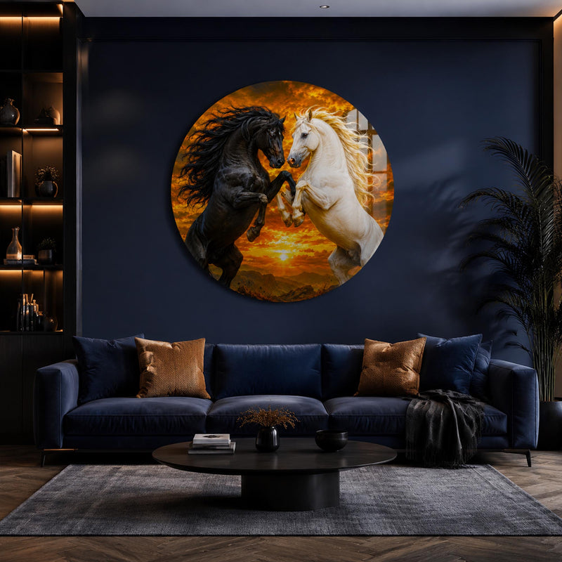 Stallions At Sunset lifestyle view