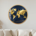 Golden World Connections with gold frame