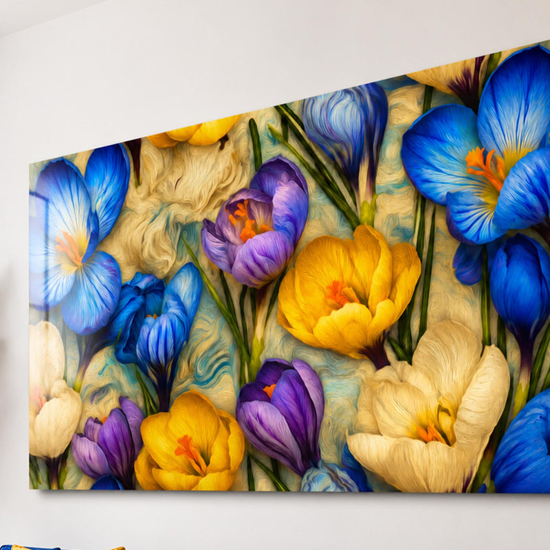 Vibrant Crocus Garden lifestyle view