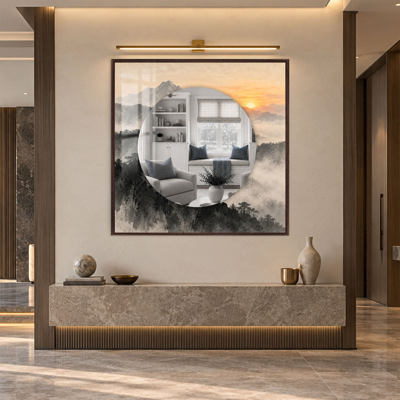 Misty Mountain Sunrise lifestyle view