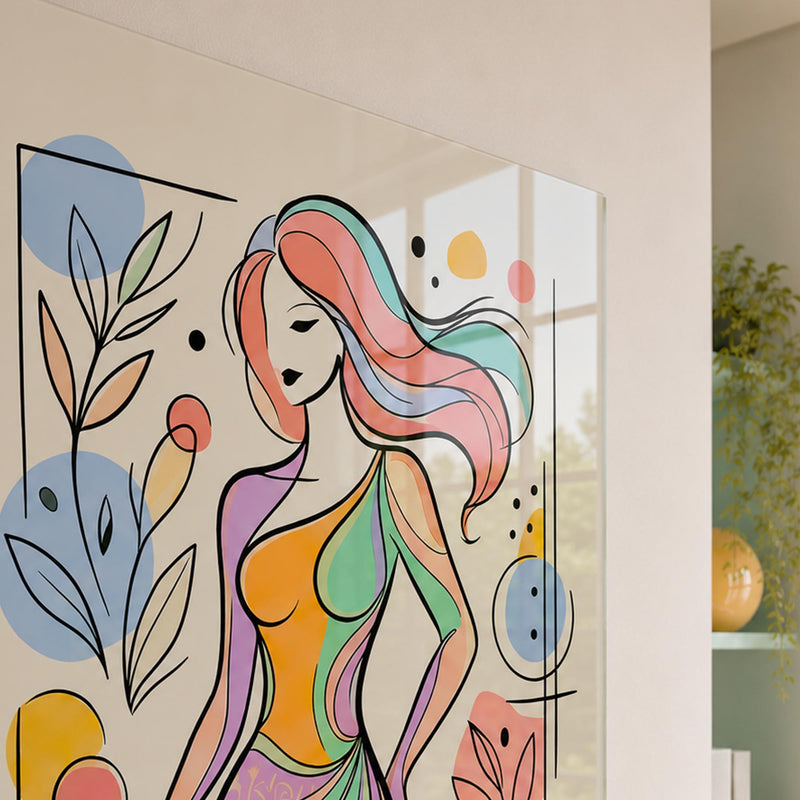 Colorful Feminine Grace lifestyle view