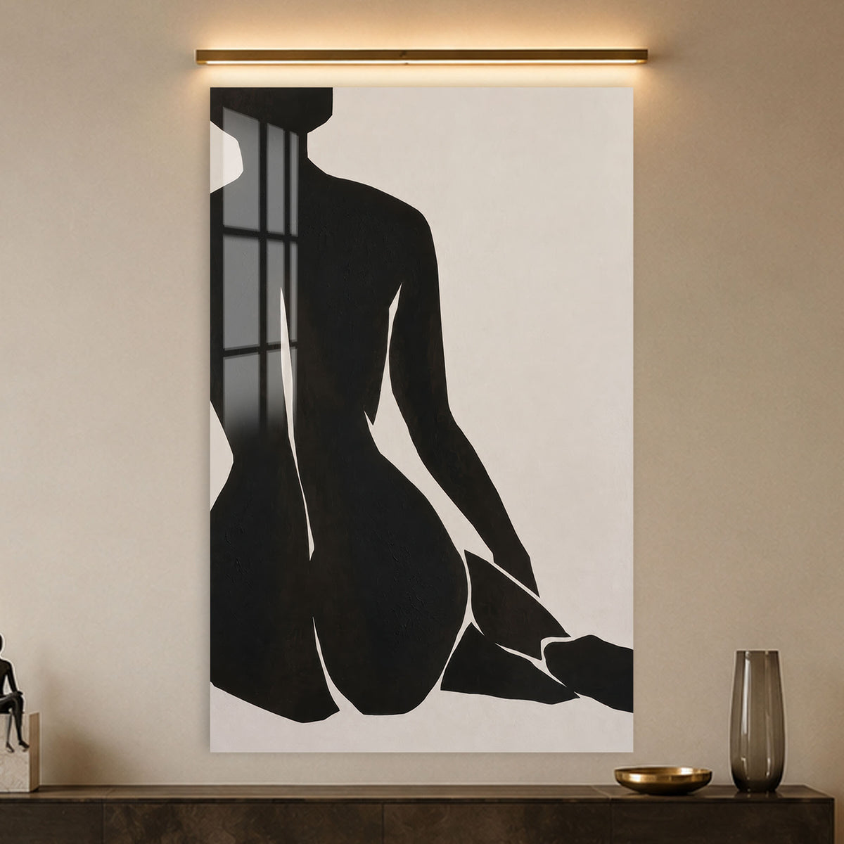 Quiet Silhouette in a modern room