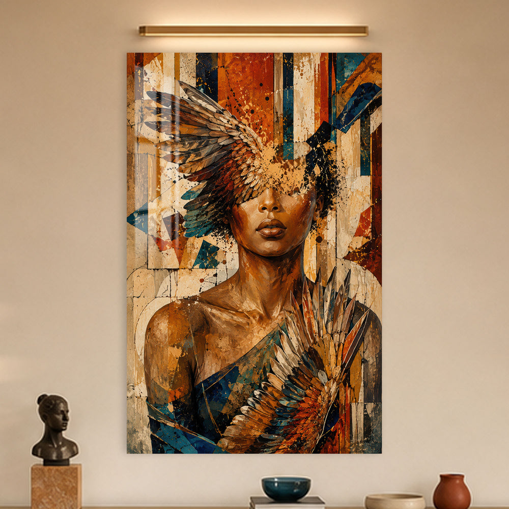 Winged Vision in a modern room