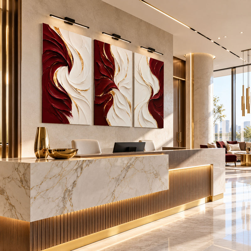 Crimson Ivory Flow lifestyle view