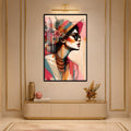 Bohemian Summer Muse with black frame
