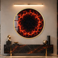 Molten Eclipse with gold frame