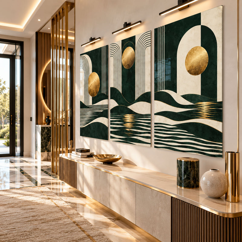 Emerald Gold Abstract lifestyle view