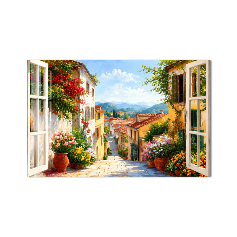 Tuscan Window View product shot on white background