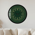 Emerald Mandala with black frame