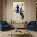 Parisian Blue Elegance lifestyle view