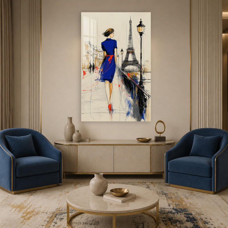 Parisian Blue Elegance lifestyle view